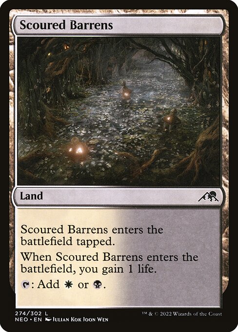 Scoured Barrens - Kamigawa: Neon Dynasty #274