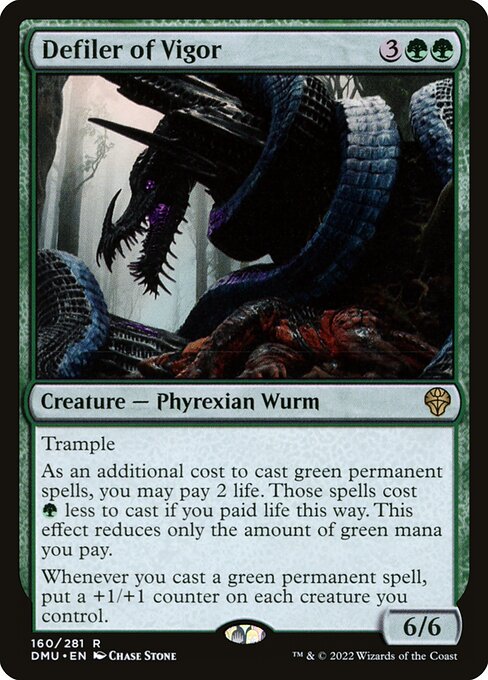 Defiler of Vigor - Dominaria United #160