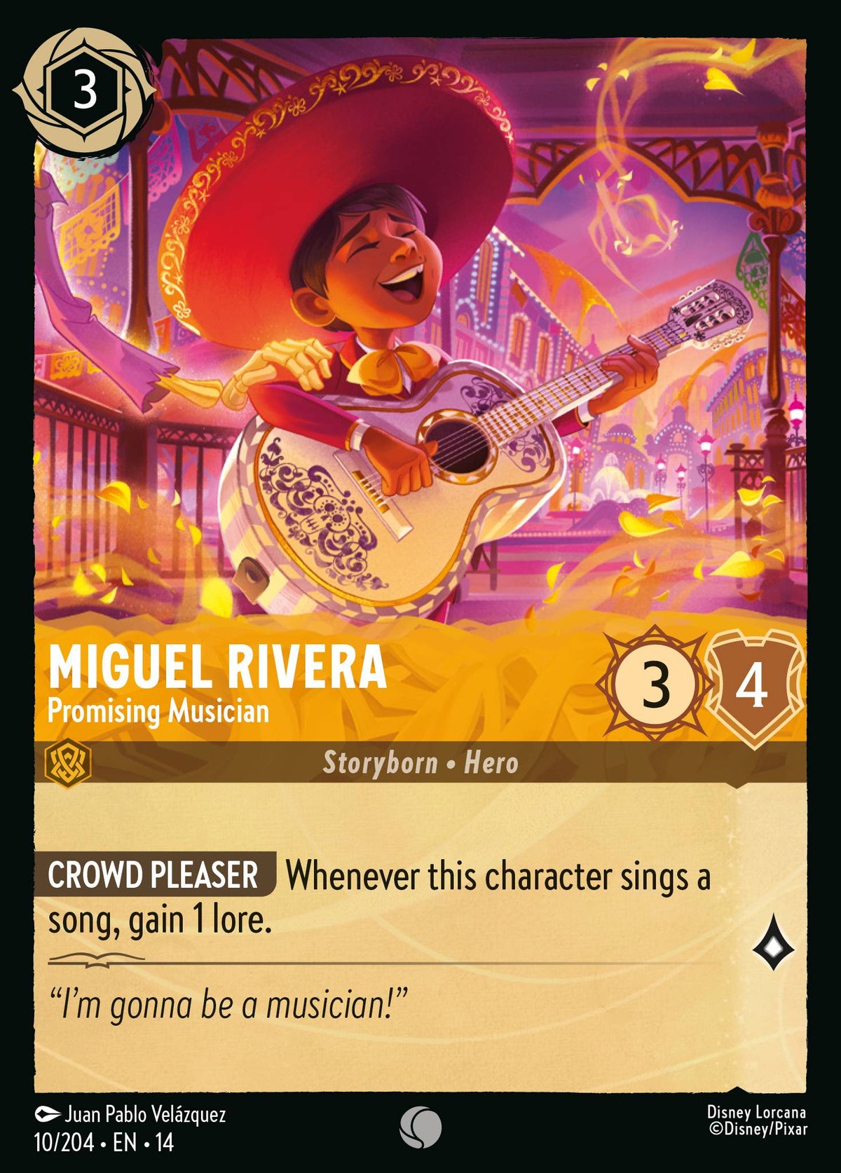 Miguel Rivera - Promising Musician | Hyperia City | 10/204 | Normal