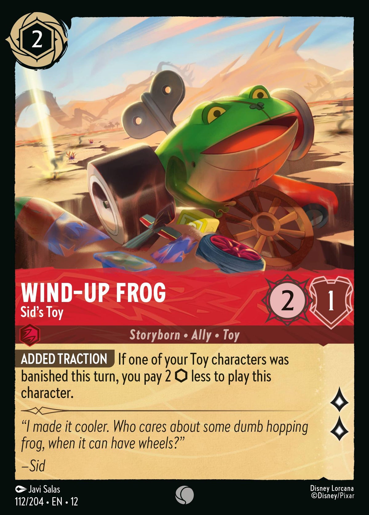 Wind-Up Frog - Sid's Toy | Wilds Unknown | 112/204 | Normal