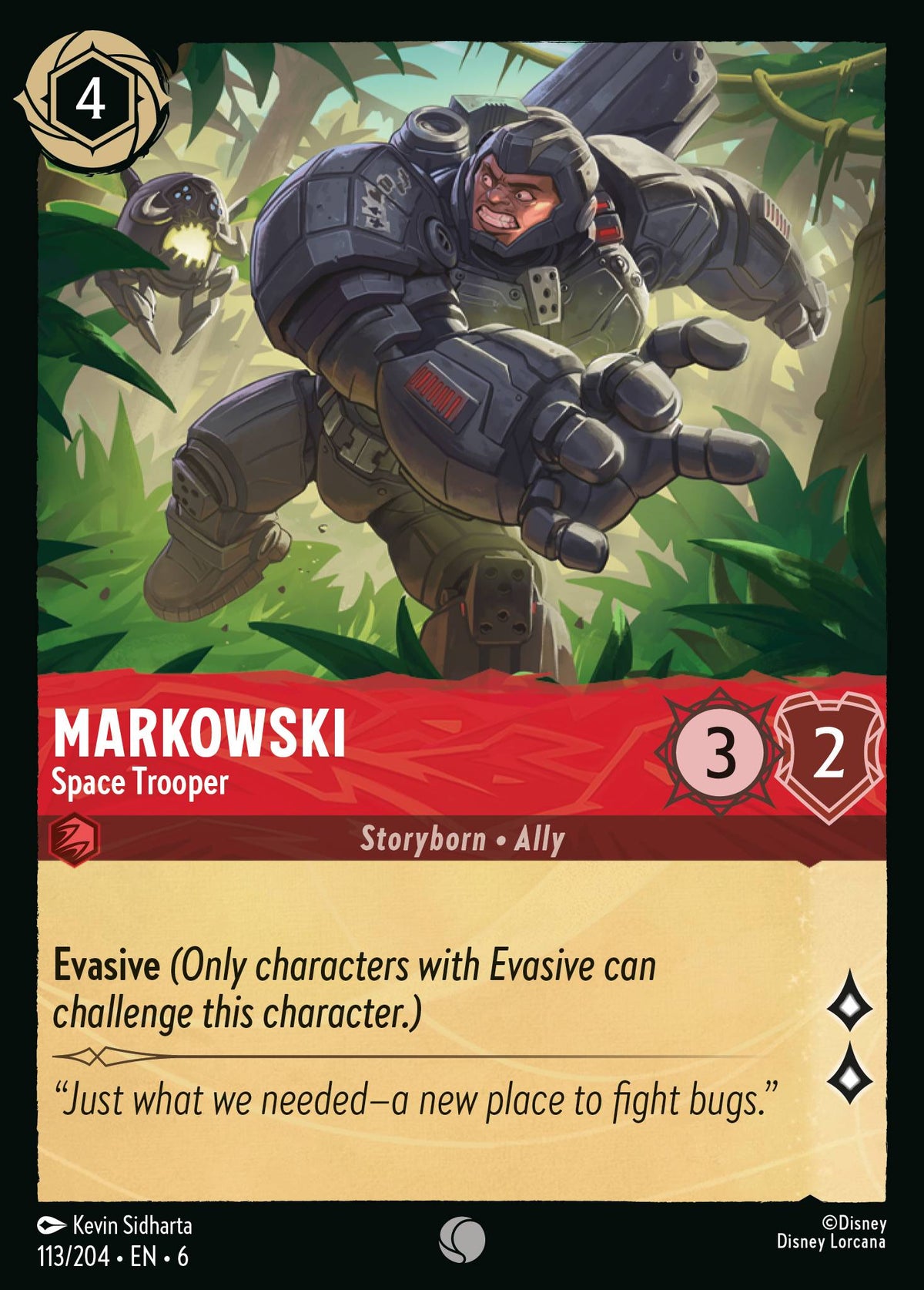 Markowski - Space Trooper | Azurite Sea | 113/204 | Cold Foil