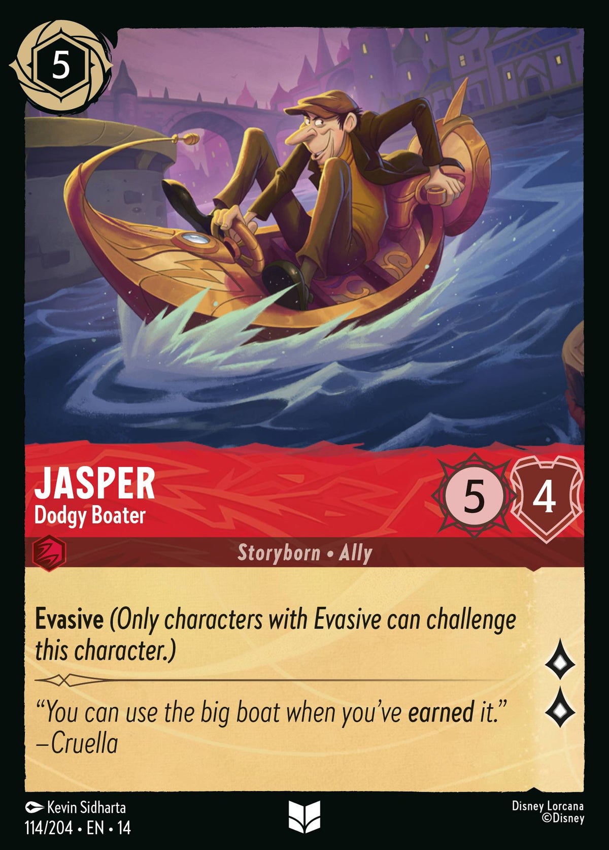 Jasper - Dodgy Boater | Hyperia City | 114/204 | Normal