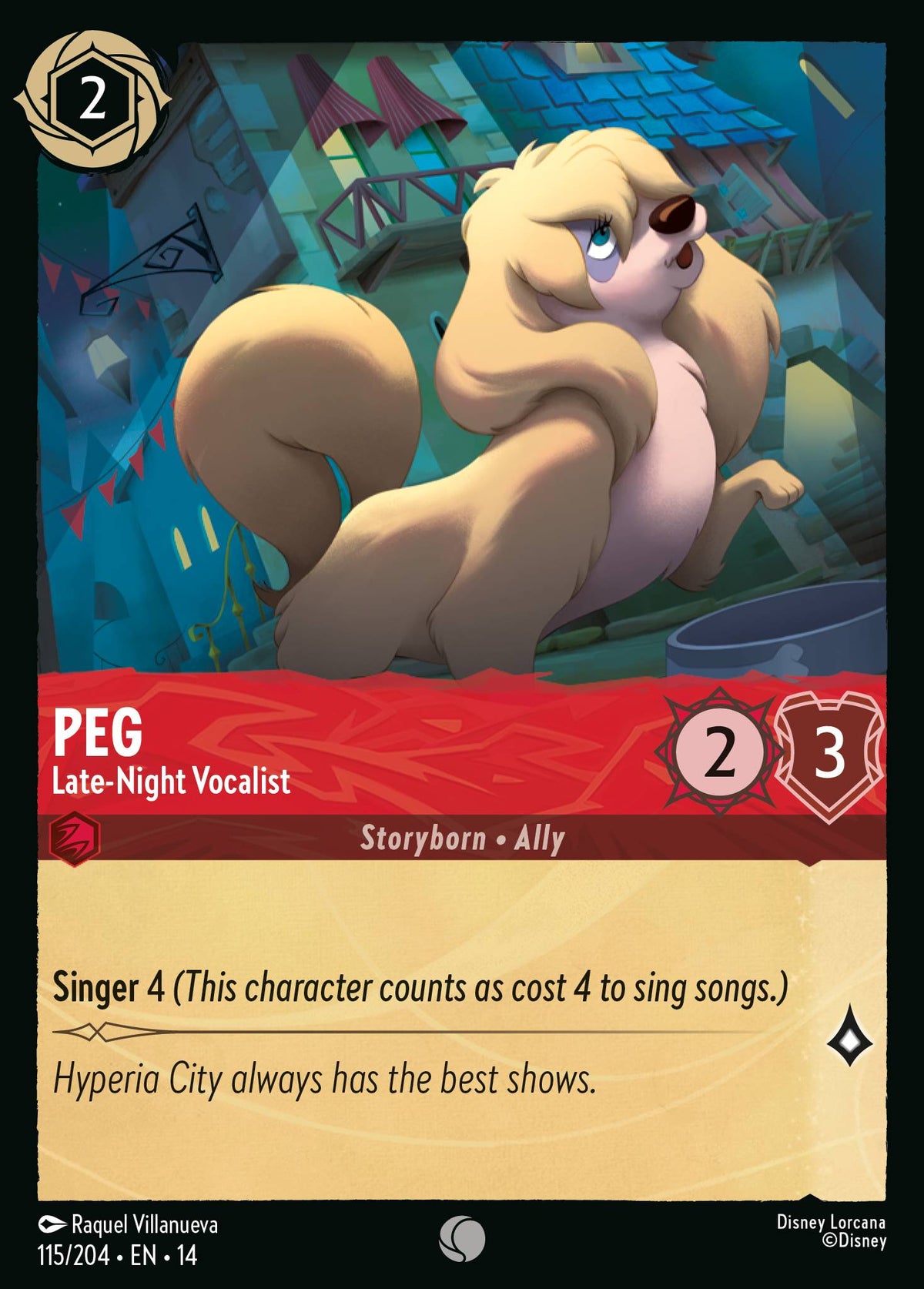 Peg - Late-Night Vocalist | Hyperia City | 115/204 | Normal