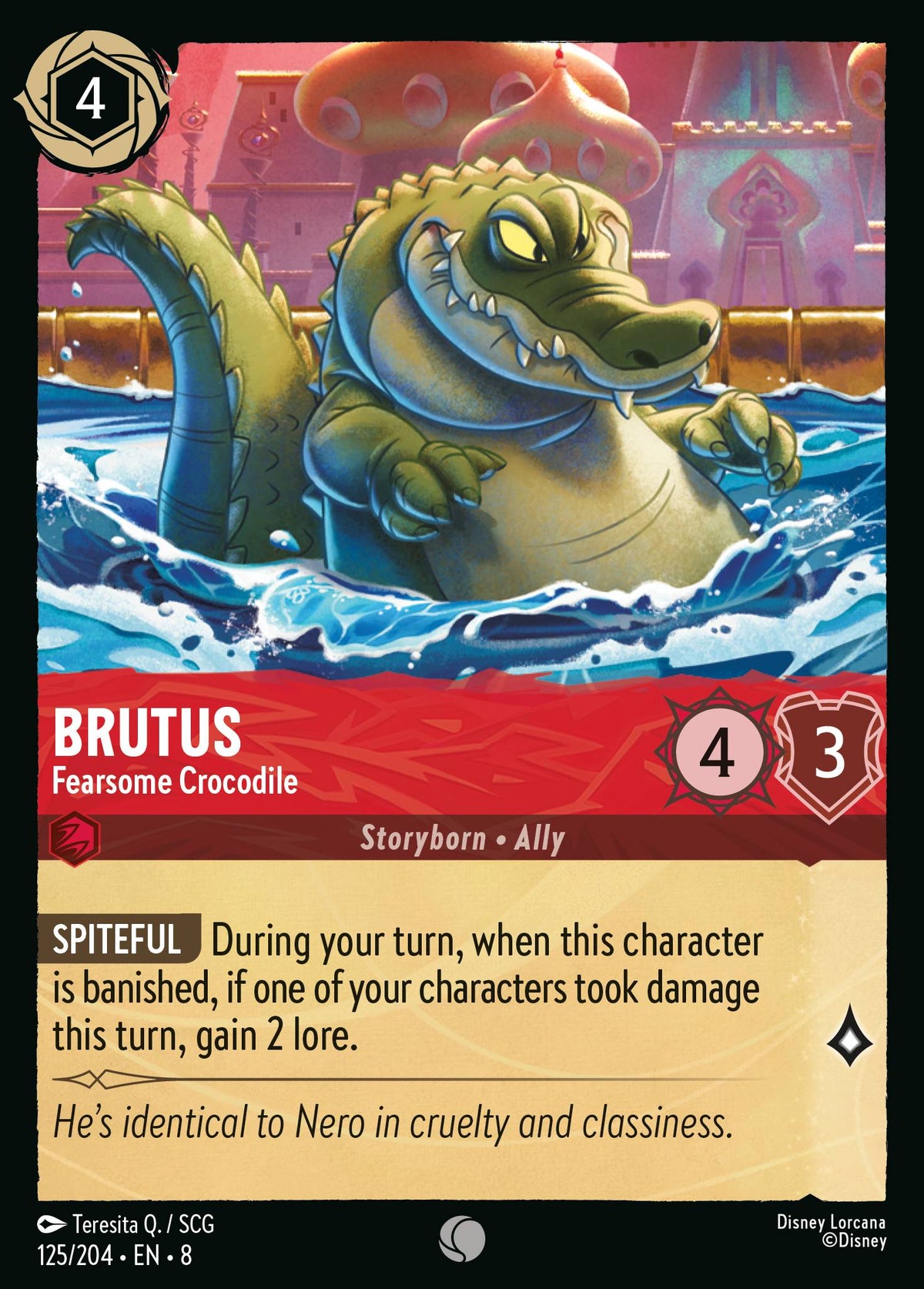 Brutus - Fearsome Crocodile | Reign of Jafar | 125/204 | Normal