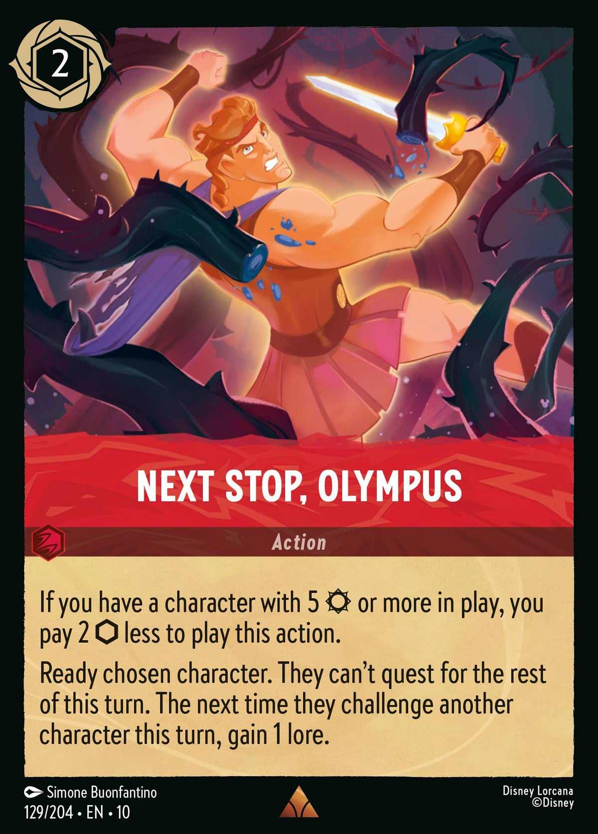 Next Stop, Olympus | Whispers in the Well | 129/204 | Normal