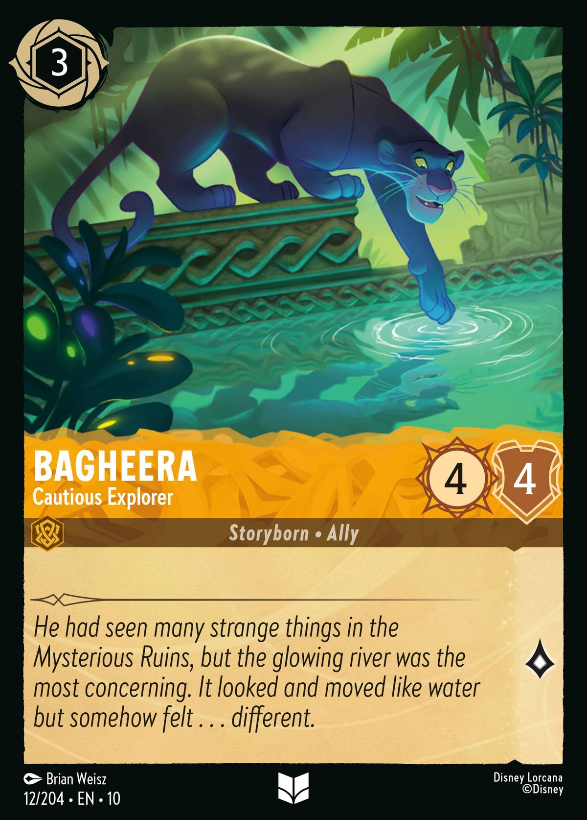 Bagheera - Cautious Explorer | Whispers in the Well | 12/204 | Normal