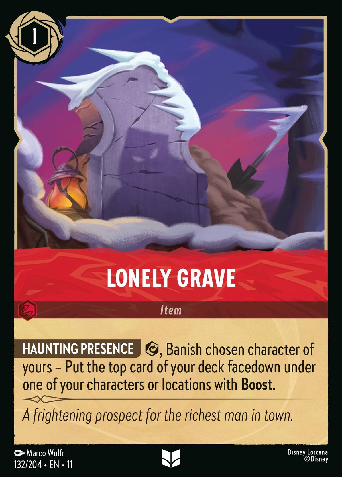 Lonely Grave | Winterspell | 132/204 | Normal