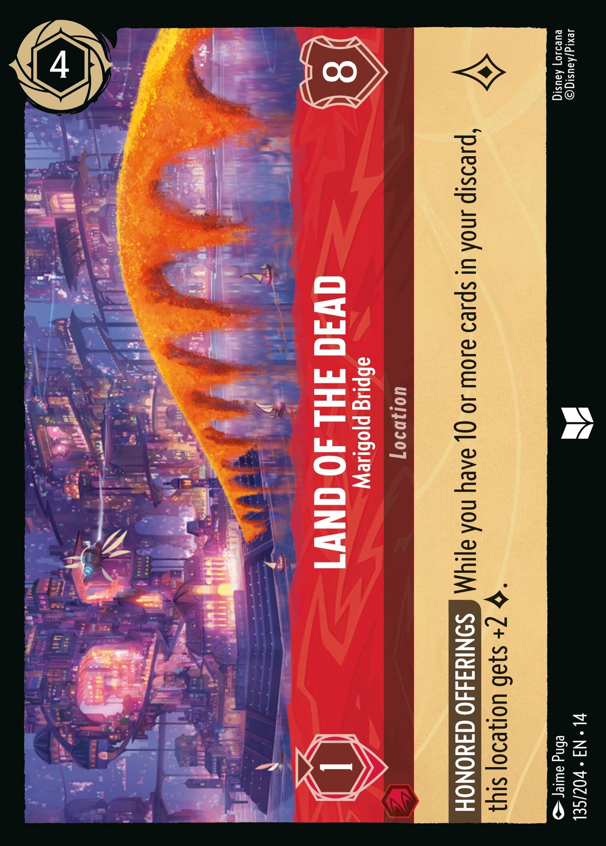 Land of the Dead - Marigold Bridge | Hyperia City | 135/204 | Normal