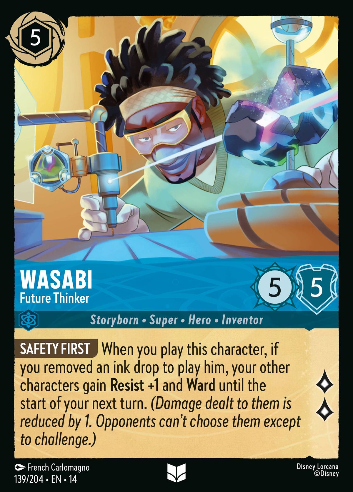 Wasabi - Future Thinker | Hyperia City | 139/204 | Normal
