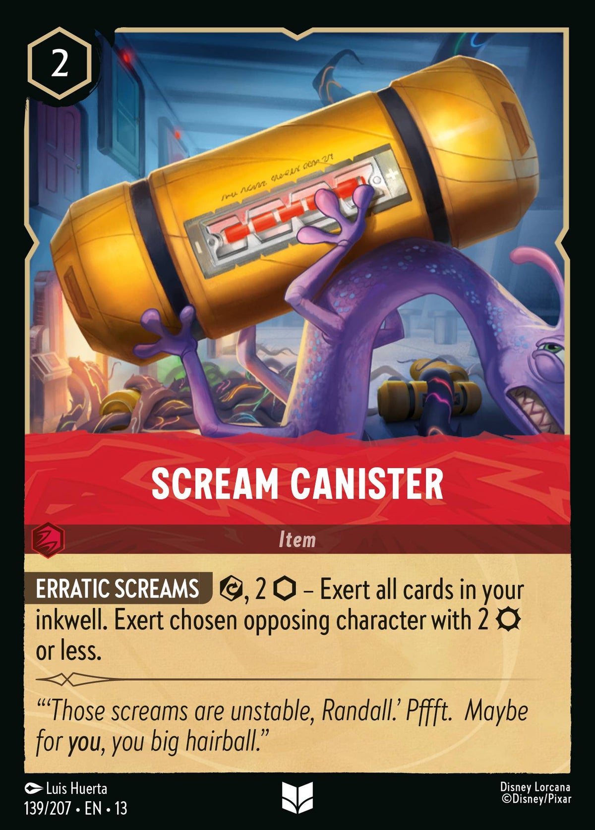 Scream Canister | Attack of the Vine! | 139/207 | Cold Foil