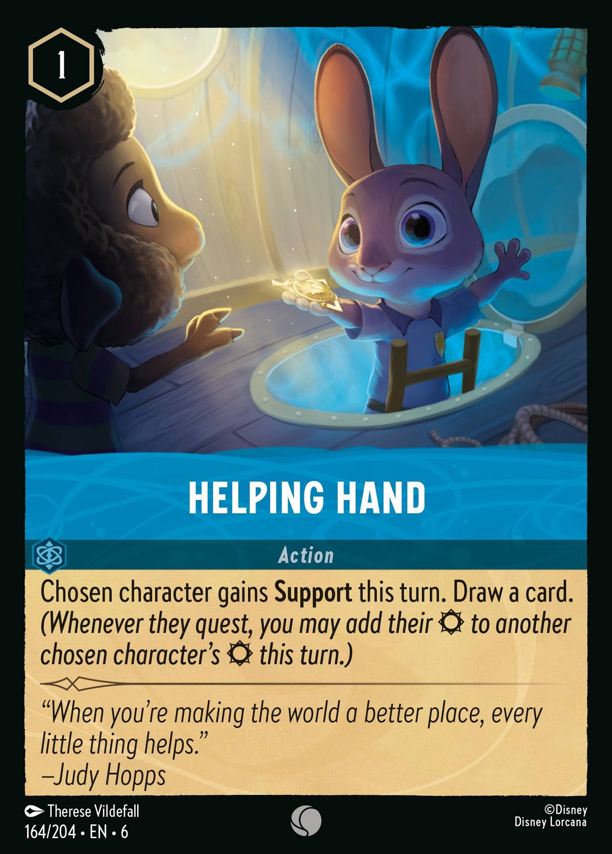 Helping Hand | Azurite Sea | 164/204 | Normal