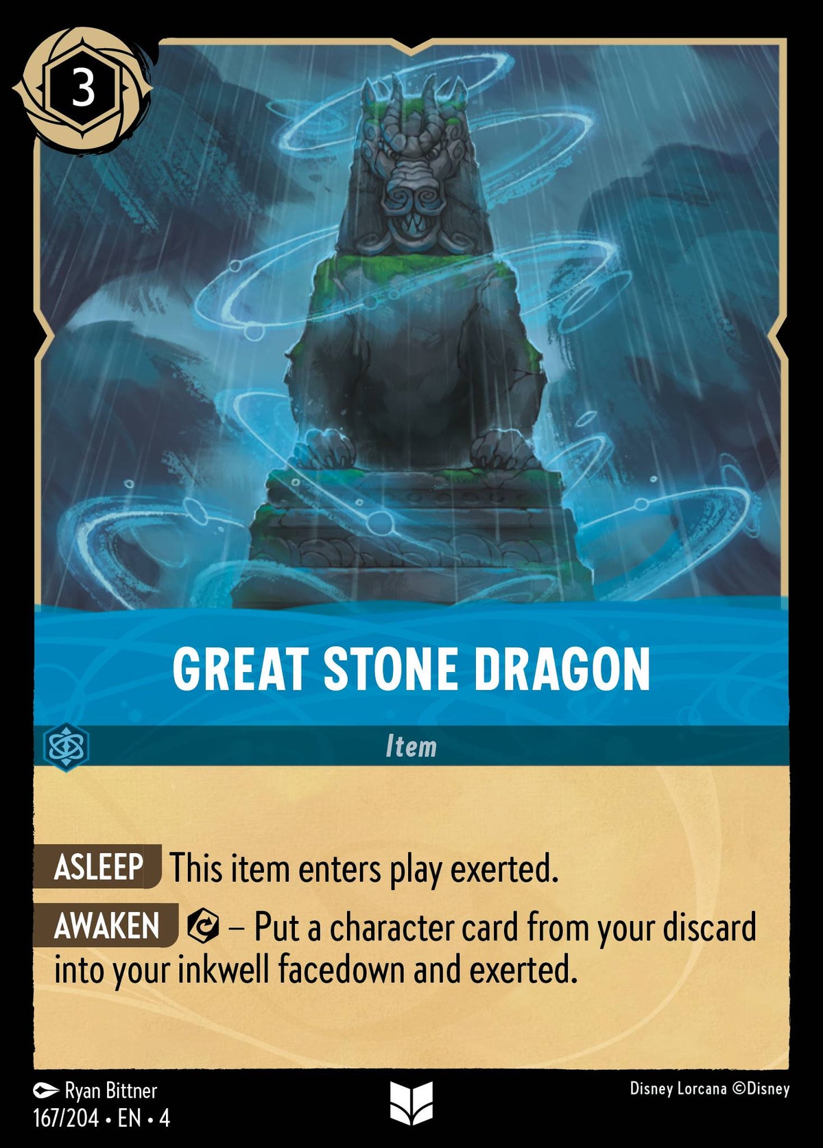 Great Stone Dragon | Ursula's Return | 167/204 | Normal