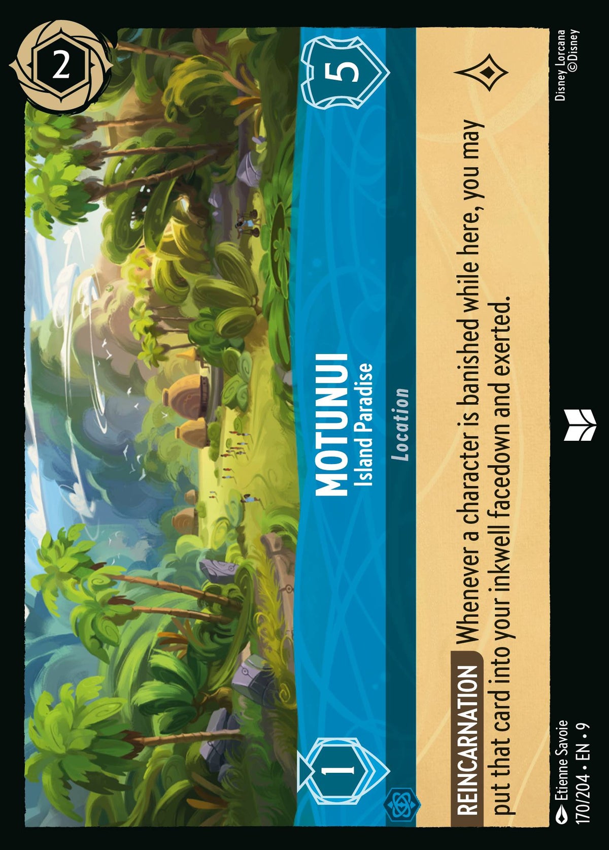 Motunui - Island Paradise | Fabled | 170/204 | Normal