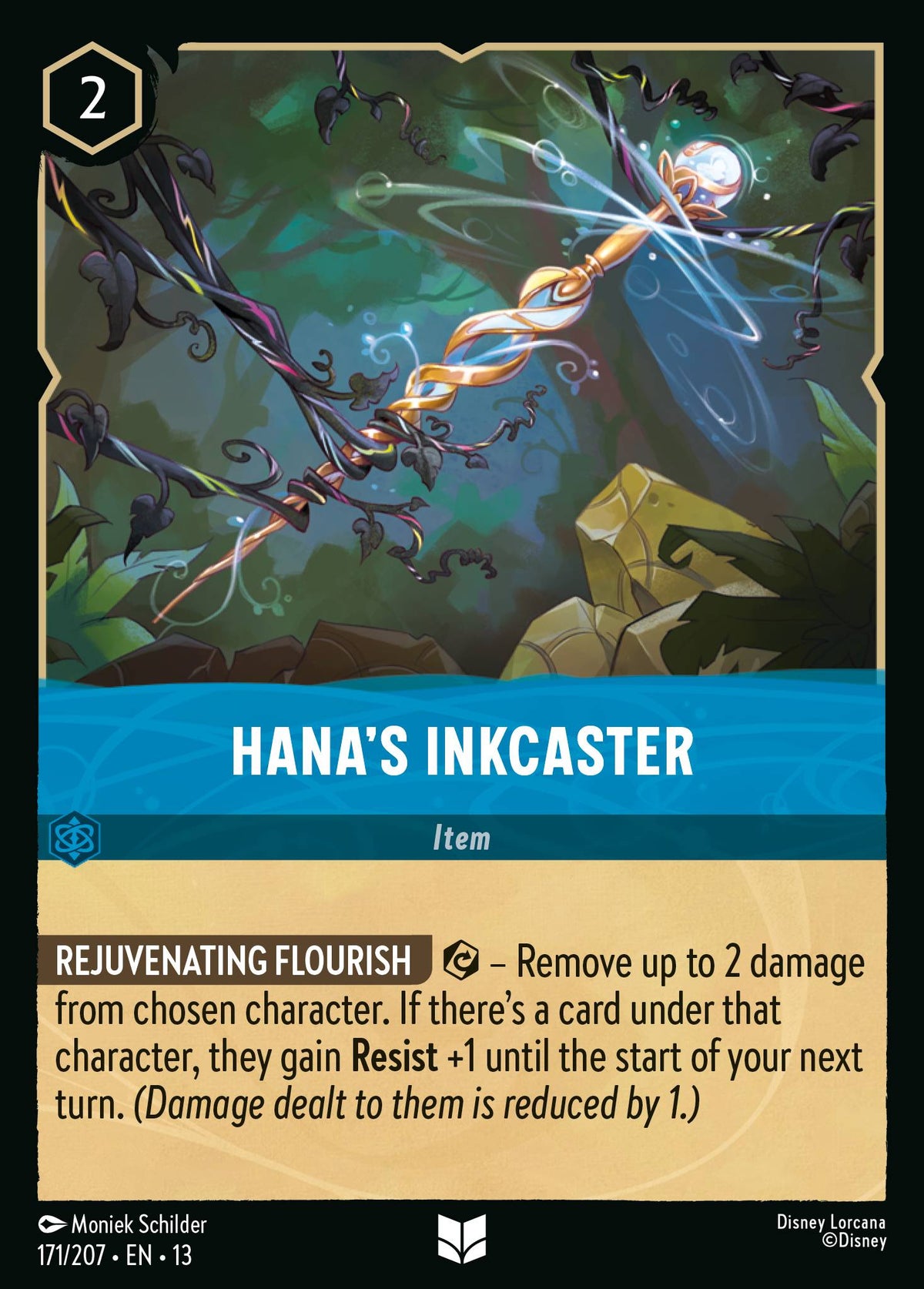 Hana's Inkcaster | Attack of the Vine! | 171/207 | Cold Foil