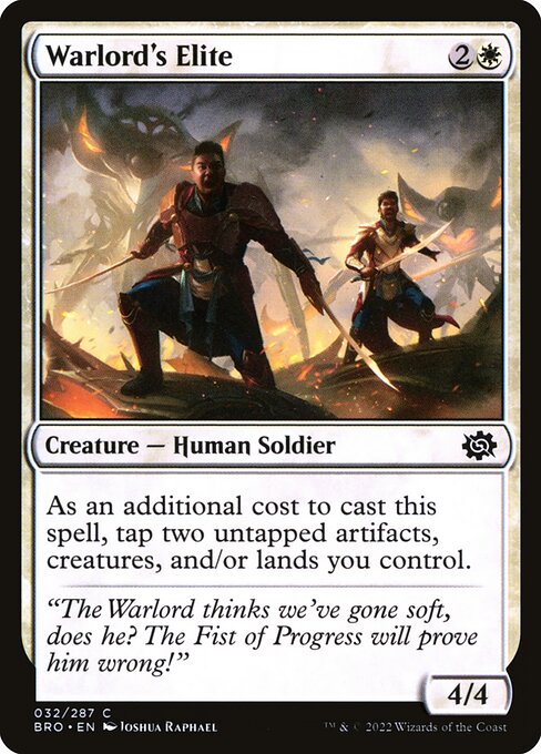 Warlord's Elite - The Brothers' War #32