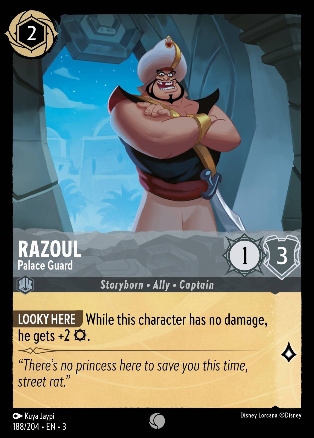 Razoul - Palace Guard | Into the Inklands | 188/204 | Normal