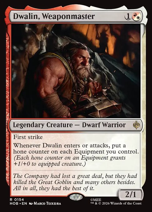 Dwalin, Weaponmaster - The Hobbit #154