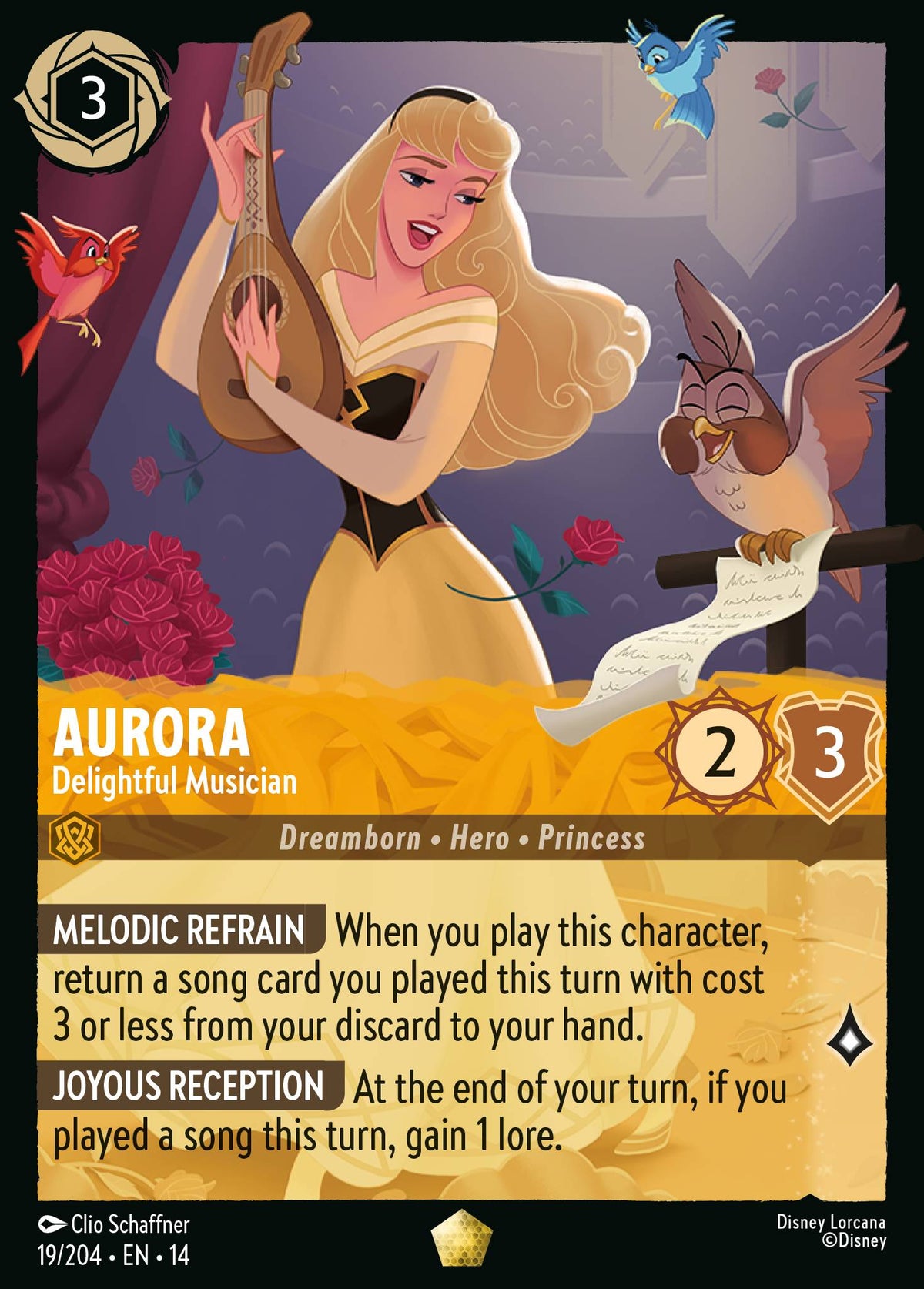 Aurora - Delightful Musician | Hyperia City | 19/204 | Normal