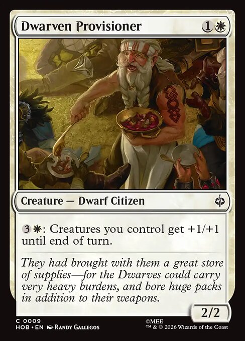 Dwarven Provisioner - The Hobbit #9