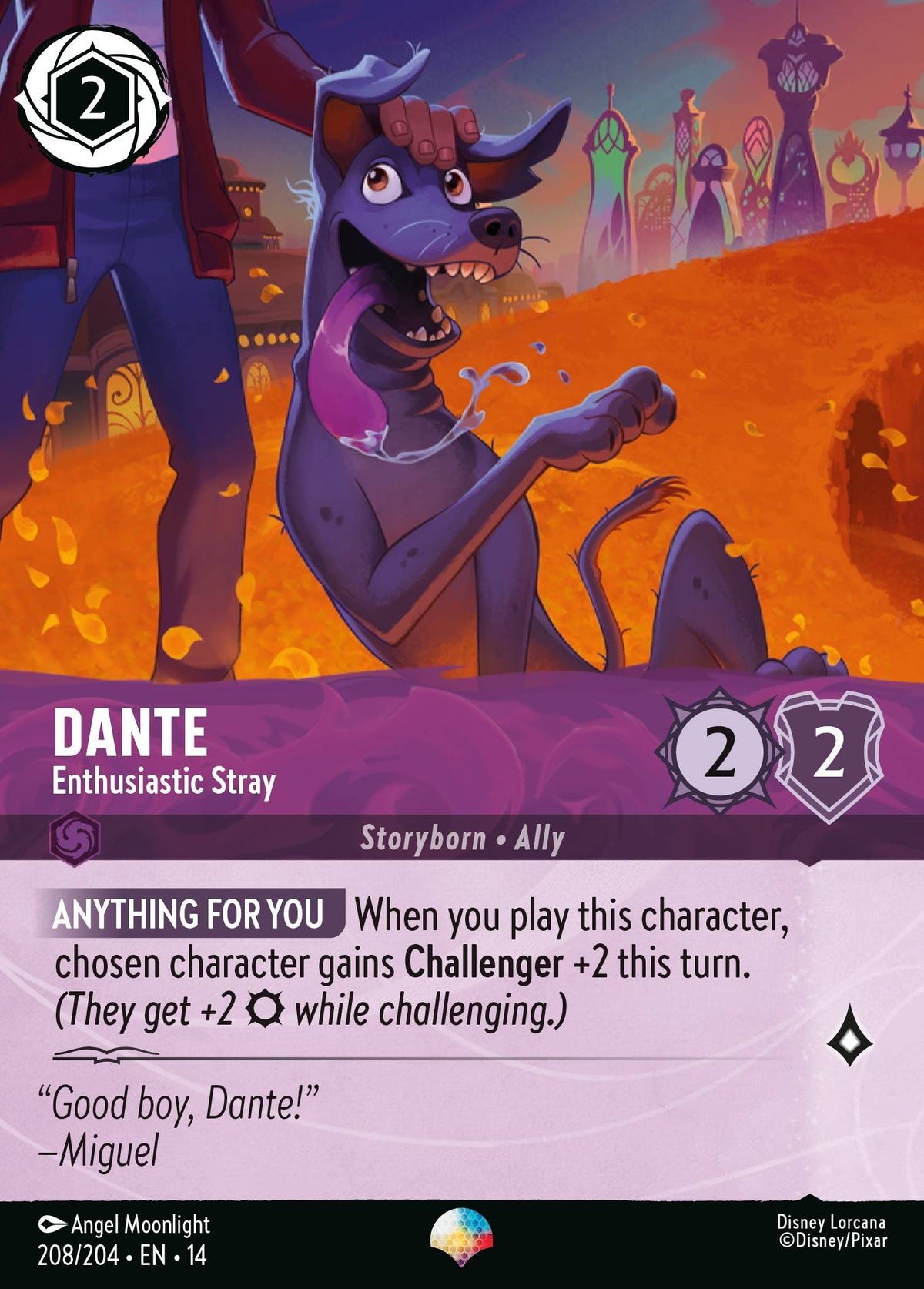 Dante - Enthusiastic Stray (Epic) | Hyperia City | 208/204 | Holofoil