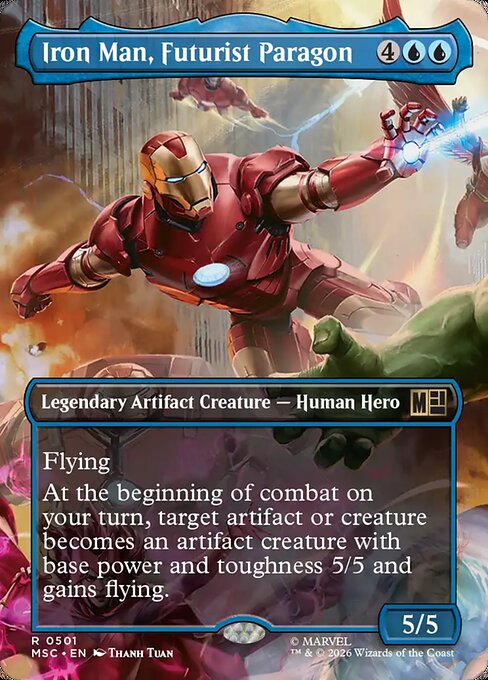 Iron Man, Futurist Paragon - Marvel Super Heroes Commander #501