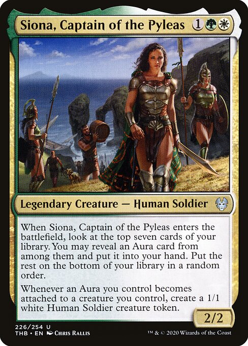 Siona, Captain of the Pyleas - Theros Beyond Death #226