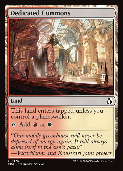 Dedicated Commons - Reality Fracture #175