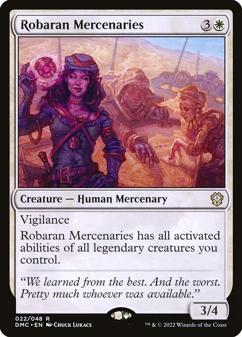 Robaran Mercenaries - Dominaria United Commander #22