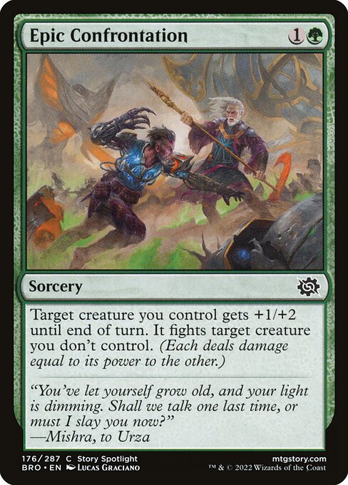 Epic Confrontation - The Brothers' War #176