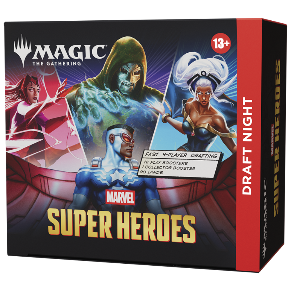 DRAFT NIGHT MARVEL (12 PLAY BOOSTERS + 1 COLLECTOR BOOSTER + LANDS)