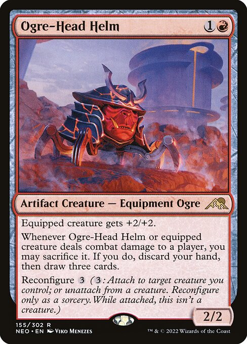 Ogre-Head Helm - Kamigawa: Neon Dynasty #155