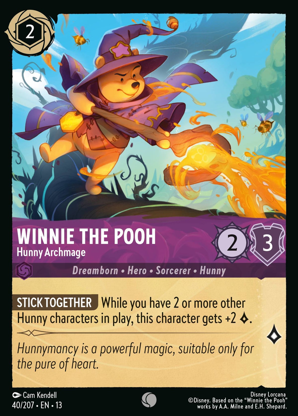 Winnie the Pooh - Hunny Archmage | Attack of the Vine! | 40/207 | Normal