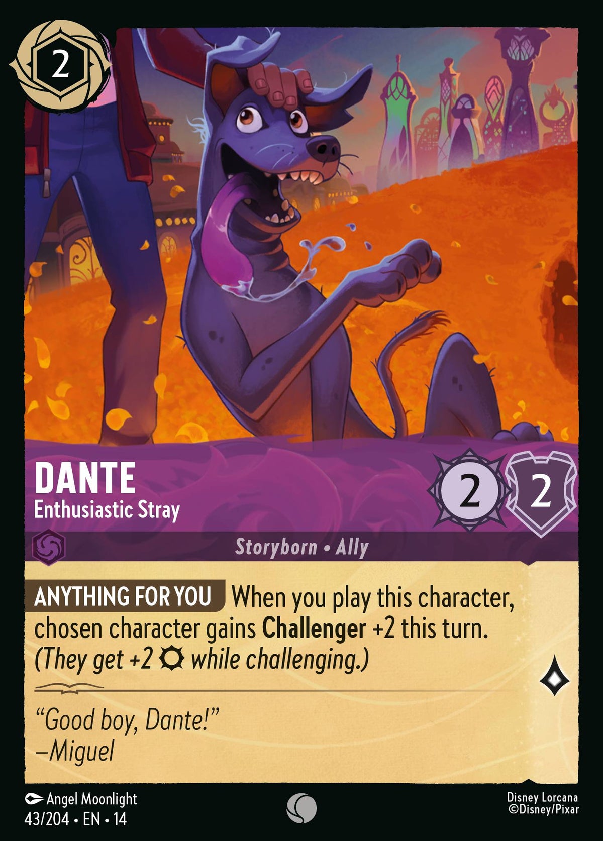 Dante - Enthusiastic Stray | Hyperia City | 43/204 | Normal