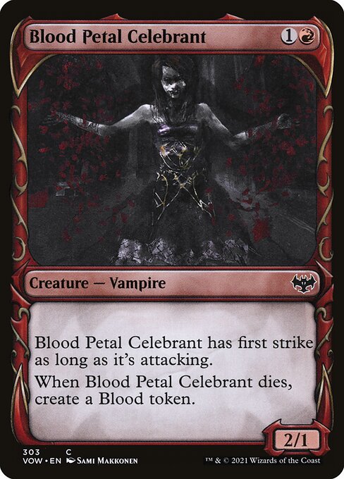 Blood Petal Celebrant - Innistrad: Crimson Vow #303