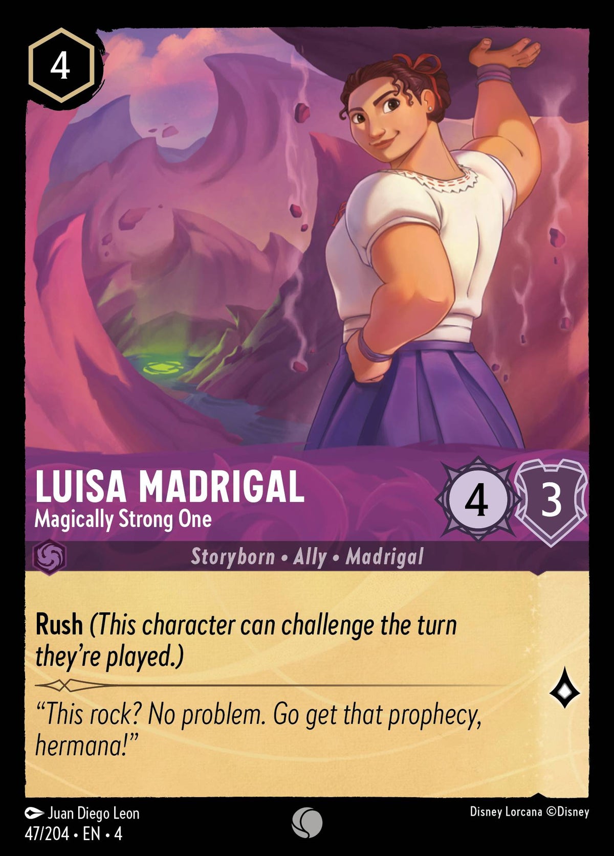 Luisa Madrigal - Magically Strong One | Ursula's Return | 47/204 | Normal