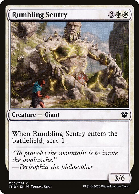 Rumbling Sentry - Theros Beyond Death #35