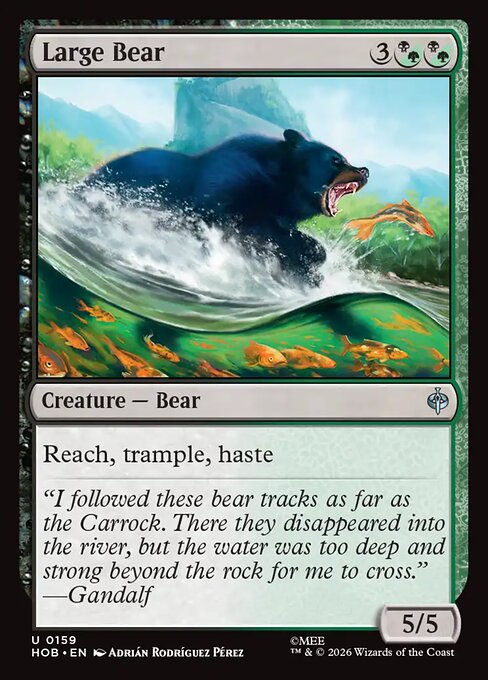 Large Bear - The Hobbit #159