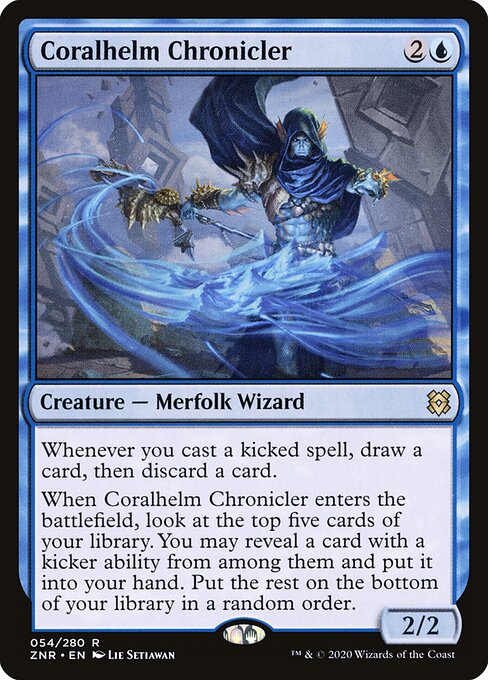 Coralhelm Chronicler - Zendikar Rising #54