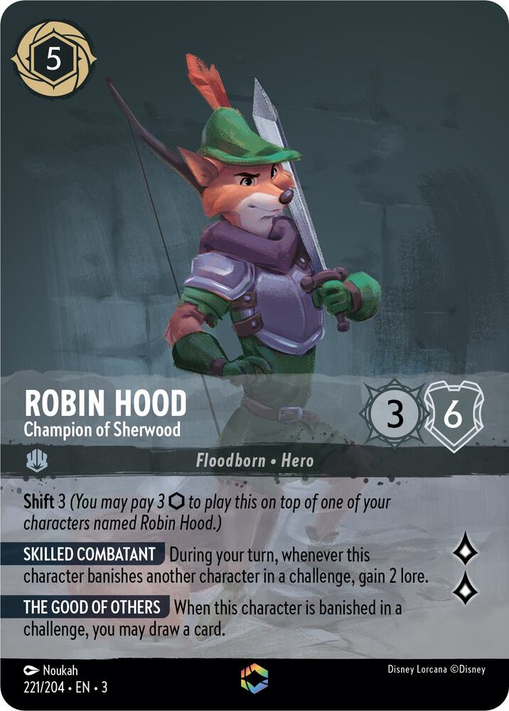 ROBIN HOOD-CHAMPION OF SHERWOOD (Inkwash Foil)