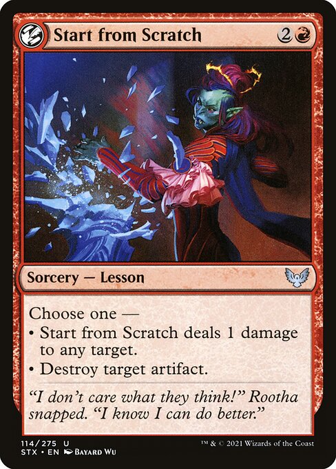Start from Scratch - Strixhaven: School of Mages #114