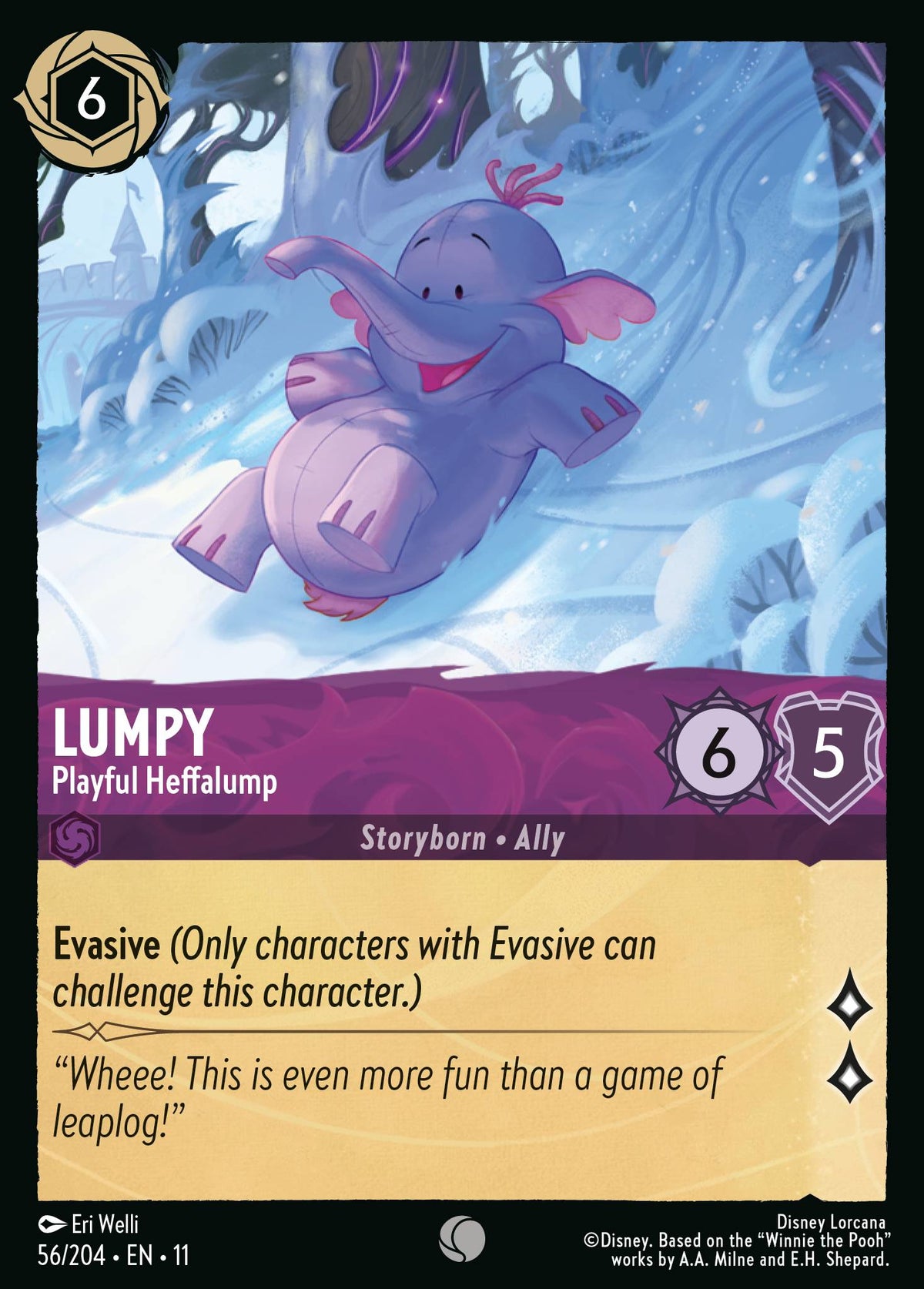Lumpy - Playful Heffalump | Winterspell | 56/204 | Normal