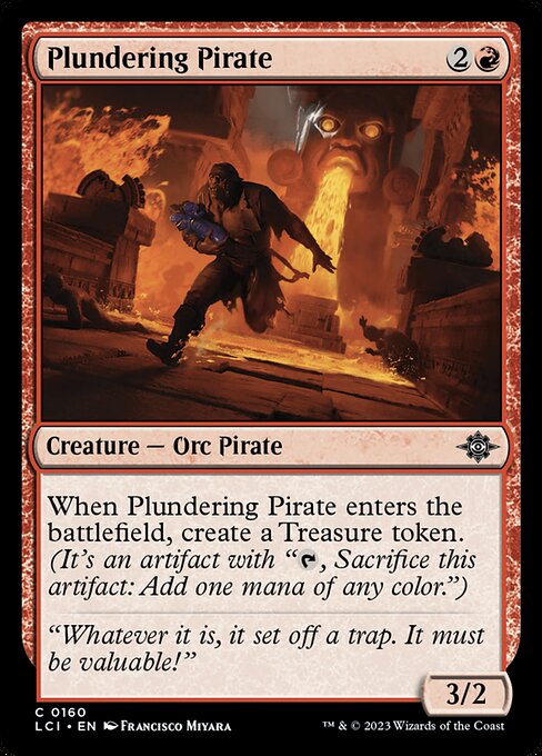 Plundering Pirate - The Lost Caverns of Ixalan #160