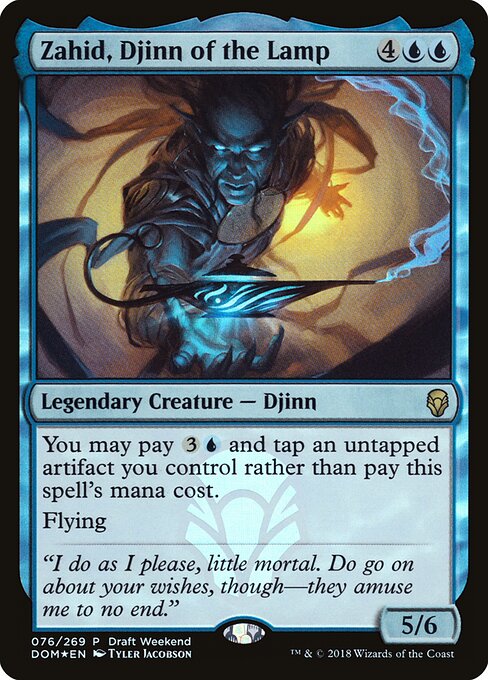 Zahid, Djinn of the Lamp - Dominaria Promos #76