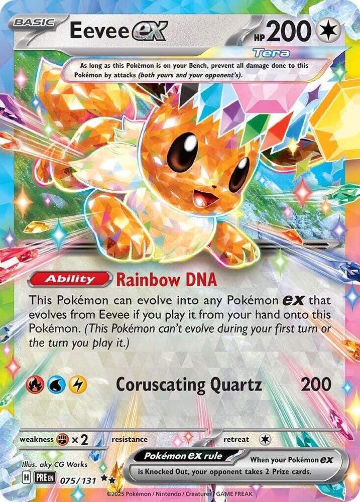 EEVEE EX (PRISMATICK EVOLUTION STICKER)