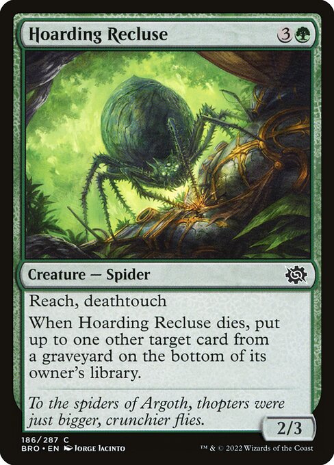 Hoarding Recluse - The Brothers' War #186