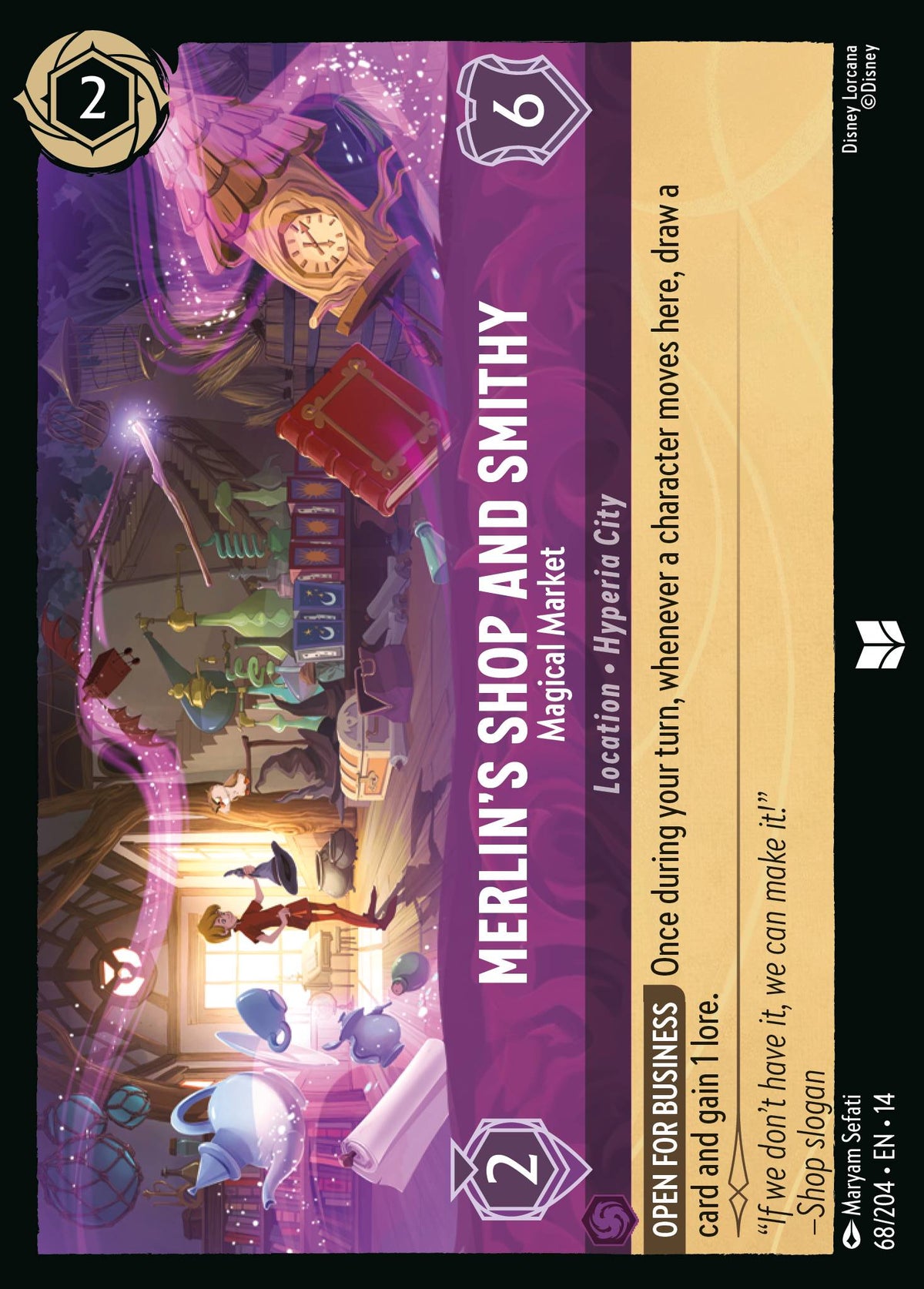 Merlin's Shop and Smithy - Magical Market | Hyperia City | 68/204 | Normal