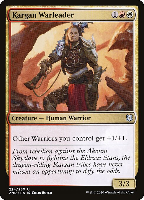 Kargan Warleader - Zendikar Rising #224