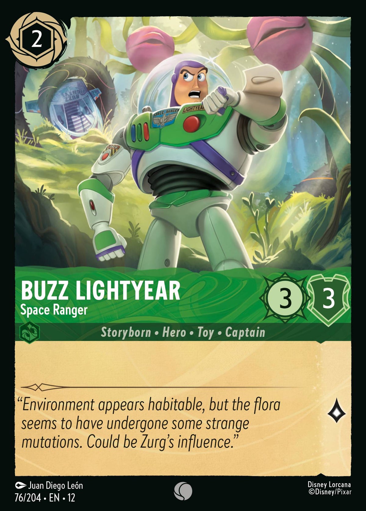Buzz Lightyear - Space Ranger | Wilds Unknown | 76/204 | Normal