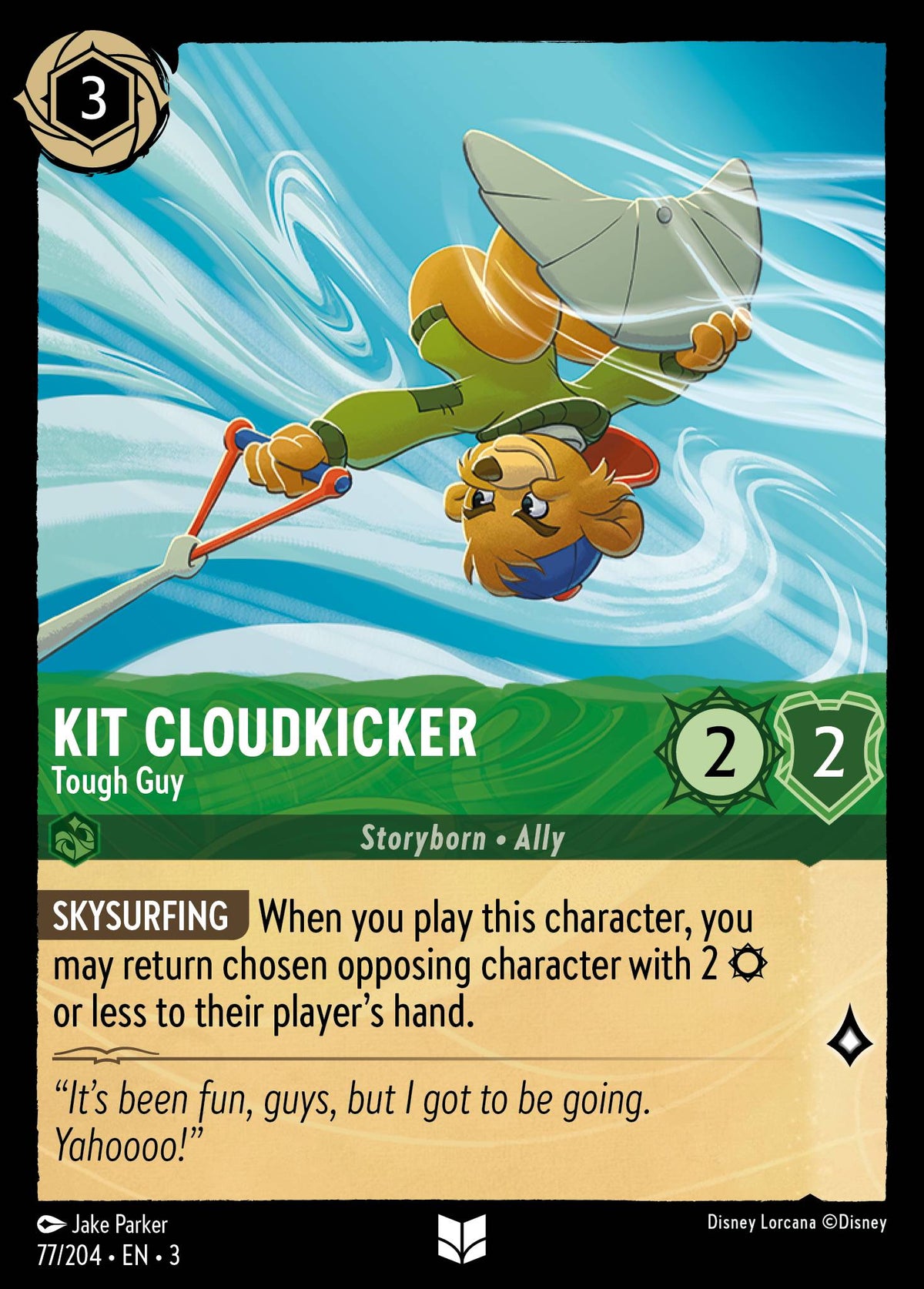 Kit Cloudkicker - Tough Guy | Into the Inklands | 77/204 | Normal
