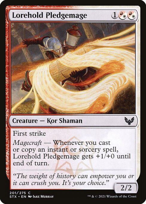 Lorehold Pledgemage - Strixhaven: School of Mages #201